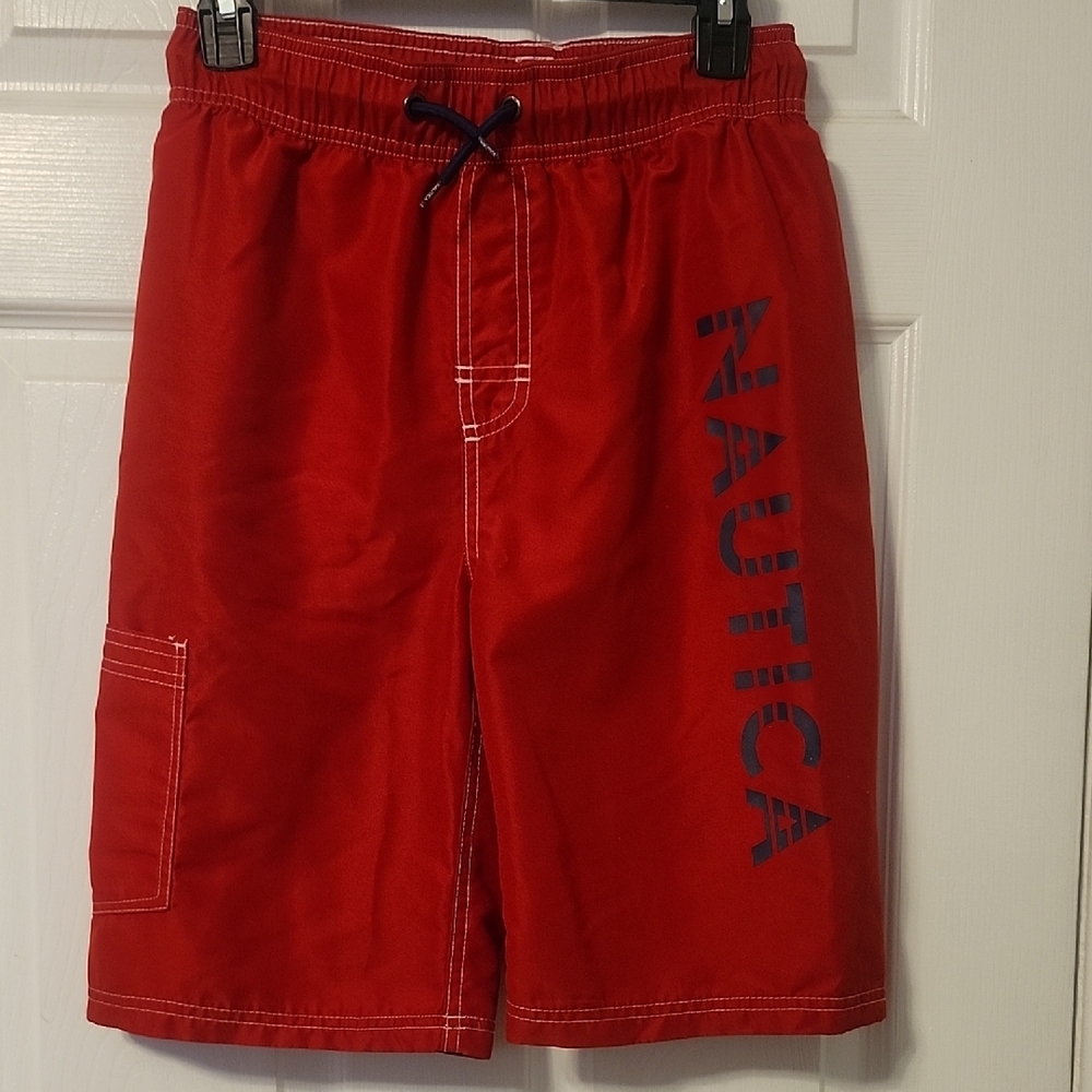 Nautica Kids Athletic Red Shorts